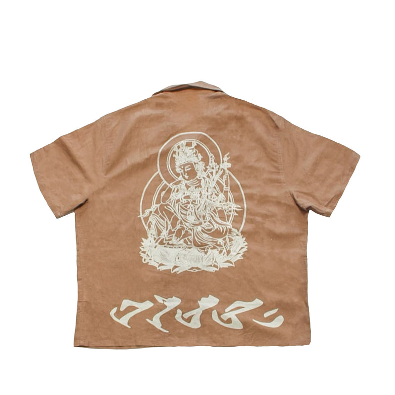 Heaven On Earth Sanskrit Shirt Brown