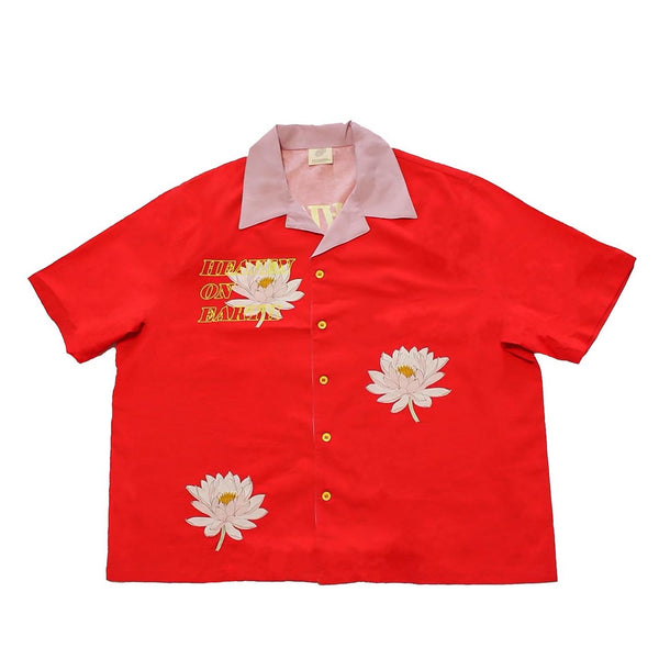 Heaven On Earth Flower Shirt Red