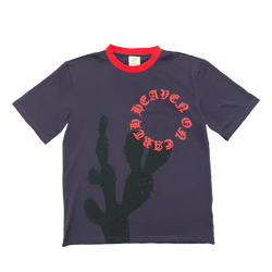 HEAVEN ON EARTH CACTUS RINGER TEE DUSK