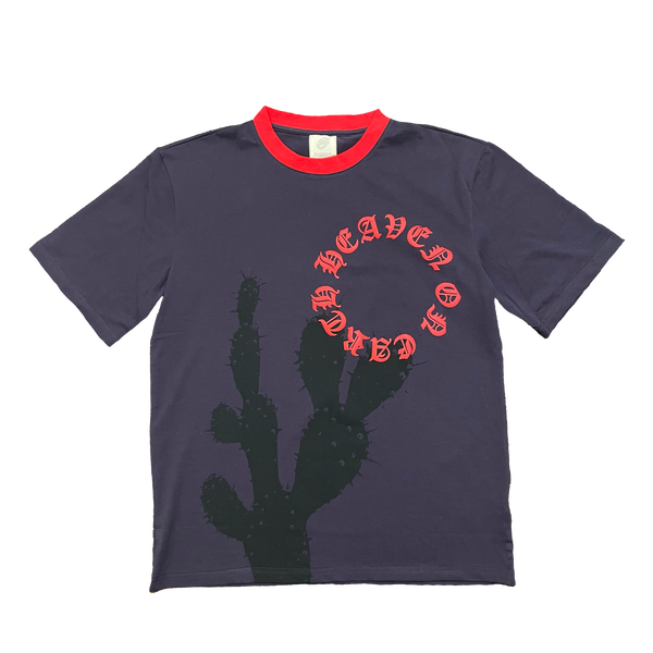 HEAVEN ON EARTH CACTUS RINGER TEE DUSK